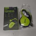 Retractable Dog Leash with Light, 16.4 ft Retractable Pet Leash with Anti-Slip Soft Grip, 360 Tangle-Free, One-Button Control, Reflective Leashes for Small Medium Dog Up to 66 lbs