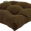 College Covers Everything Comfy Indoor/Outdoor Seat Patio D Cushion, 1 Count (Pack of 1), Brown