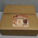 SHOWIN Thick Candle Jars for Making Candles 16 Pcs, 7 OZ Empty Jars with Wood Lids for Candle Making, Sample Container, Frosted Brown