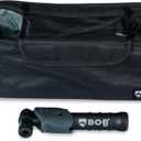 BOB Gear Deluxe Handlebar Console with Tire Pump for Single Jogging Strollers, Black (2 Piece Set)
