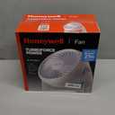 Honeywell HT-904 TurboForce Tabletop Air Circulator Fan, Small, White  Quiet Personal Fan for Home or Office, 3 Speeds and 90 Degree Pivoting Head