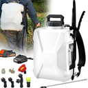 3Gallon Lawn Garden Sprayer Compatible with Dewalt 20V Battery, Backpack Pump Sprayer w/ 2.0Ah Battery, Translucent Water Tank, Adjustable Pressure, for Spraying Plants, Watering, Weeds, Cleaning