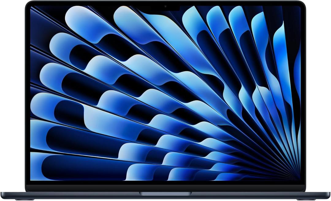 Apple 2024 MacBook Air 13-inch Laptop with M3 chip: Built for Apple Intelligence, 15.3-inch Liquid Retina Display, 16GB Unified Memory, 512GB SSD Storage, 12MP Center Stage Camera, Touch ID; Midnight