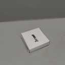 Ferraycle 8 Sets Standoff Screws Stainless Steel Advertising Standoff Mount Metal Hardware Sign Mounting Hardware for Hanging Acrylic Picture Frame(1 x 1 Inch)