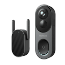 BOTSLAB Pro 2 Wireless Video Doorbell Camera, No Monthly Fee, 180° Wide Angle