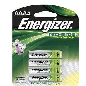 Energizer Universal 4AAA Rechargeable Batteries