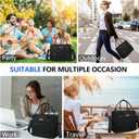 MIYCOO Lunch Bag Lunch Box Women - Leakproof Insulated Lunch Cooler Bag for Men Women - Large Lunch Tote Bags Adults, Black