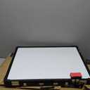 Whiteboard Dry Erase Boards, Portable White Board Double Sided Magnetic Board Stand,Foldable Hanging Wall Desktop Boards Easel for Kids Students Teacher for School Home Kitchen Office 24x18 Inch (Ivory Black)