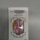 24 Pcs Cute Easter Press on Nails Medium Long Fake Nails, Easy Apply Press on Nails Almond Shape False Nails with Bunny Flower Pattern Design Acrylic Nails Press ons for Women Spring Nails