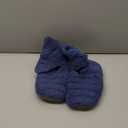 REVIX Microwave Booties for Cold Feet & Discomfort Relief, Heated Slippers for Women & Men with Moist Heat Therapy, Microwavable Foot Warmers for Home & Bed Use, Adjustable Non-Slip Slippers, Navy L