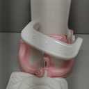 BabyBond Baby Bath Seat with Sitting & Lying 2 Modes, 3-Speed Adjustment, Powerful Suction Cups, Infant Bathtub Chair with Soft and Comfortable Towel, Folding and Hanging (Pink)