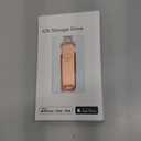 Apple MFi Certified 512GB Photo Stick, Flash Drive for iPhone Memory Stick for Photo/Video Backup Stick, High-Speed USB Stick iPhone Storage Drive Compatible for iPhone/iPad/Android/PC (Pink)