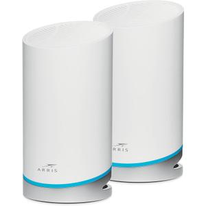 ARRIS Surfboard mAX W121 Tri-Band Mesh WiFi 6 System, AX6600 Speeds up to 6.6 Gbps, Coverage 5,500 sq ft, Alexa Support