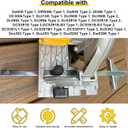 381091-00 circular saw guide Fits DC390K, DW936, DC300, DC310, DCS391B, DCS393, DC390B edge guide Cordless Circular Saw