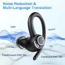 AI Translation Earbuds Real Time, 164 Language Translator Earbuds, 3-in-1 Bluetooth 5.4 Translation Headphones with 5 Translation Modes, 48H AI Ear Buds Translator Device for Business/Travel/Learning