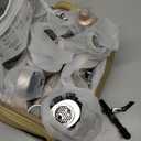 Ukliss 8 in 1 Hair Dryer Brush & Multi Hot Air StylerFoldable 110,000 RPM Blow Dryer Brush Tool Set with Diffuser Auto-Wrap Curler for Fast Drying Curling Straightening Hair Daily Styling