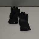 FOXLVDA 10 Winter Gloves Men Women, Waterproof Windproof Thermal Touch Screen with Non-Slip Grip and Warm Lining for Cold Weather Cycling Driving Hiking Running Golf Ski Snow Ski Sports Daily Work (Small, Black)