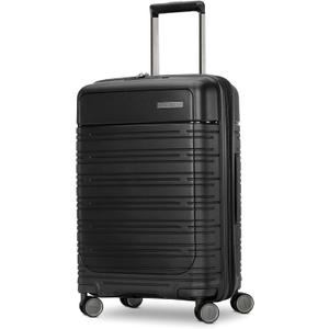 Samsonite Elevation Plus - Carry-On Hardside Luggage with QuickEntry Front Compartment - Scratch Resistant Polypropylene Shell, AirTag Holder, TSA Lock, Airline Approved - Triple Black