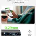 Belkin ScreenForce InvisiGlass Privacy Screen Protector for iPhone 17 Pro, Scratch-Resistant Impact Protection w/Included Easy Align Tray for Bubble Free Application - Made with Recycled Glass