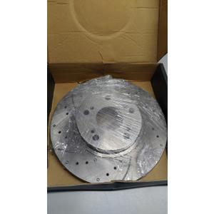 Rotors Kit Front Compatible with 2013-2021 Honda Civic, 2003-2017 Accord, Automotive Replacement Brake Kits 31257 D914-7795 Drilled And Slotted Rotors 281.6mm(11.1in)