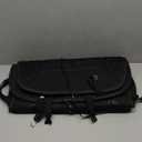 Car Seat Cushions, Car Seat Cover Foldable Portable Seat Cover for Back and Seat Cushions with Bottom Anti Slip Silicon(1 Pack/Black)