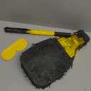 Capoda Happy New Year Champagne Piata Set 16 x 8.3 x 3 Inches Champagne Bottle Black and Gold Piata with Tassel Stick Blindfold Confetti for 2026 New Years Eve Party Games Supplies Decorations