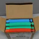 JOYIN 18 Pack Halloween Glow Sticks Party Favors for Kids, Light Up Pop Tubes Glow Necklaces Bracelets Party Supplies for Toddlers Boys Girls Birthday Gifts, Christmas, Goodie bags