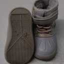 Simple Joys by Carter's Unisex-Child Alexis Outdoor Boot Fashion (4 Toddler, Ivory Light Pink)