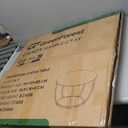 GreenForest Round Coffee Table with 2-Tier Open Storage, 27.6 inch Small Circle Coffee Tables with Adjustable Feet, Modern Mini Center Table for Small Living Room, White and Gold (Marble)