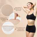 Hercicy 1 Pair Cotton Breast Forms Light Sponge Mastectomy Breast Cancer Support Bra for Women A Cup