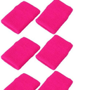 Mallofusa 6 Pack Colorful Sports Basketball Football Absorbent Wristband Party Outdoor Activity