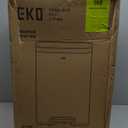 EKO Madison Brushed Stainless 50 Liter/13.2 Gallon Step Trash Can with Inner Liner - Fingerprint Resistant Finish