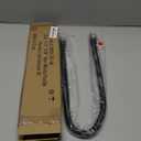Stanbroil 1/2" OD x 3/8" ID 30" Non-Whistle Flexible Flex Gas Line Connector Kit for NG or LP Fire Pit and Fireplace