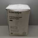 LINENSPA Memory Foam Mattress Topper - 3 Inch Gel Infused Memory Foam - Plush Feel - Cooling and Pressure Relieving - CertiPUR Certified - Dorm Room Essentials - Full Size