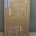 Baby Bassinet Bedside Crib, 3-in-1 Baby Bassinet Bedside Sleeper with Mattress and Soft, Breathable Sheet, Full-Mesh Sides, 6-Height Adjustable, Stable and Secure Crib for Newborns (Wood Grain Legs + Black Bed)