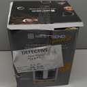 West Bend Timeless 12-Cup Programmable Coffee Maker with Brew Strength Selector for Hot and Iced Coffee, Includes 1-4 Cup Brew Option and Permanent Filter (Blue/Gold)