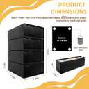 12000+ Large Capacity Trading Card Storage Box, 12-600 CT Card Organizer Box, Waterproof Toploader Storage Case, Bulk Card Collection Holder for TCG MTG Baseball Sports Cards