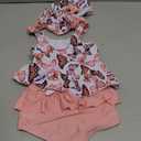 Mioglrie Toddler Swimsuit Girls 2-3T, Pink Butterfly