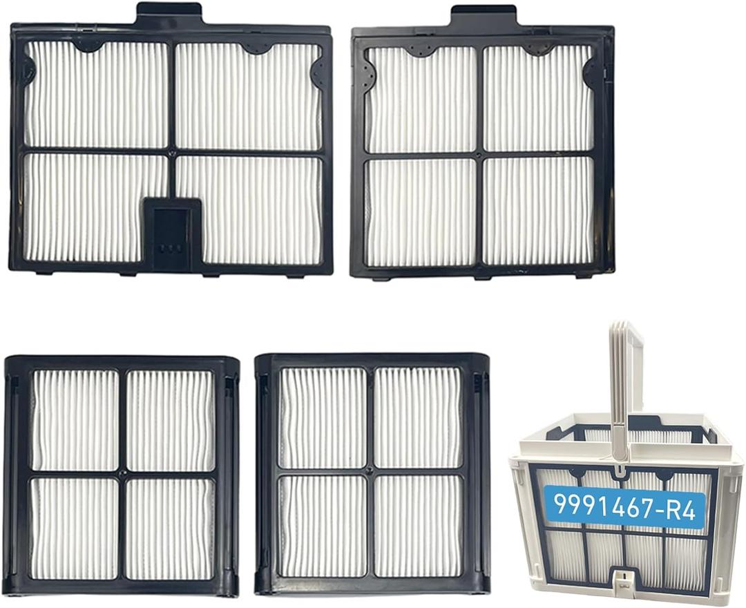 9991468-R4 Ultra Fine Filter Compatible with Dolphin S50, S100, Active 10 15 T15 T25 E10 Explorer E20, Nautilus CC, Echo, Encore,Proteus DX3, Cayman, Escape Series Robotic Pool Cleaners, Pack of 4