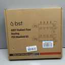 ABST PEX Manifold,2 Loop Stainless Steel Floor Radiant Heat Manifold Kit with 1/2" Adapters Included for Hydronic Radiant Floor Heating