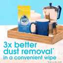 Pledge Multi-Surface Furniture Polish Wipes, Works on Wood, Granite, and Leather, Cleans and Protects, Fresh Citrus - Pack of 6 (150 Total Wipes)