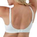 Bali Women's Wireless Bra, Comfort Revolution Modern Seamless Bra, Flex-to-fit Wirefree Bra (White) S