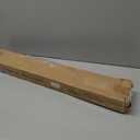 Warm Gold Bay Window Curtain Rods with Aluminum End Cap Finials and Brackets,Adjustable 32-86 Inch Center Rod for windows (20-82), 32-58 Inch Side Rods for windows (20-54),1 Inch Diameter