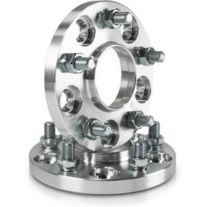 Customadeonly 15mm Wheel Adapters Hubcentric 5x100 to 5x112 (Hub to Wheel) with Center Bore 56.1 (Hub) to 57.1 (Wheel) Compatible for Subaru 5x100 to Use 5x112 Wheel (2pc 12x1.25 Thread Pitch) (15mm (2pcs))