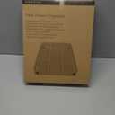 Annova Desk Top Organizer Tray for Office Organization - Metal Mesh - Storage Tray with Dividers for Pens, Desktop Accessories, Bathroom, Kitchen, Makeup and Office Supplies (Large, Turquoise)