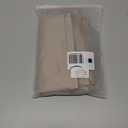 MooMee Bedding Pillowcases Pack of 2 100% Washed Cotton Linen Like Textured Breathable Durable Soft Comfy (Heathered Taupe, Queen)