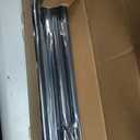Ivilon Window Curtain Rod End Cap - 1 inch Pole. 120 to 240 Inch. Black