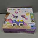 Blockaroo Magnetic Foam Building Blocks - 13-Piece Roadster, Bath Toys for Toddlers, Preschool Toys, Bathtub Toys, Sensory Toys, Blocks for Toddlers 3-5, Engineering Toys for Kids 3-5, Bath Blocks