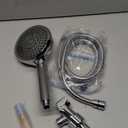 Detachable Handheld Shower Head with Hose - High pressure 5 Functions Showerheads Hand Held Shower Heads,Extra Long 4.7 ft. Stainless Steel Hose and Holder