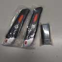 INTERNET'S BEST Premium Utility Knife Set | Retractable Box Cutter with Rubber Handle | Heavy-Duty Cutting for Cardboard, Carpet, Plastic | Retractable Blade | Includes 2 Razor Knives & Extra Blades